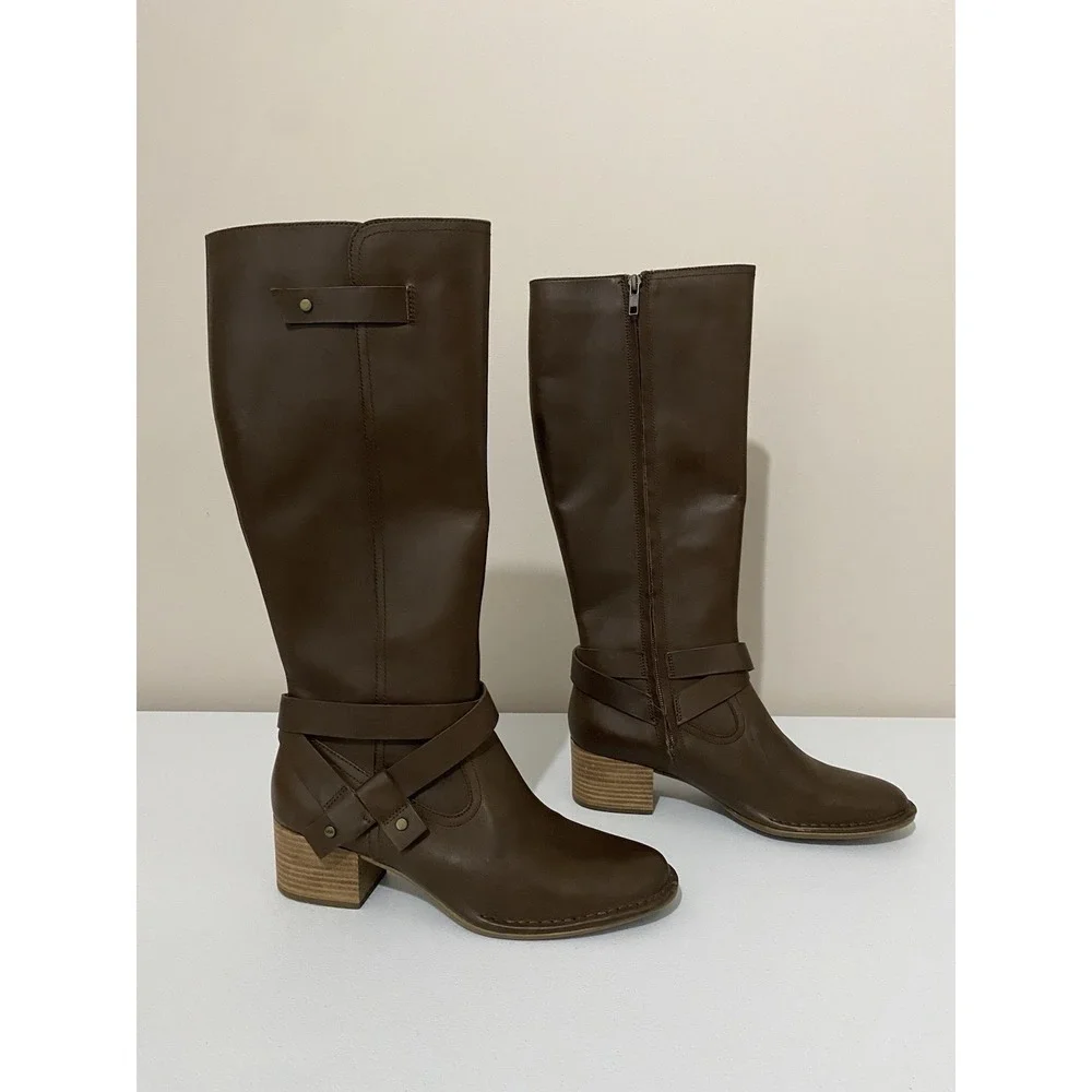 UGG Bandera Brown Leather Tall Knee High Riding Boots 1106738‎ Womens 10